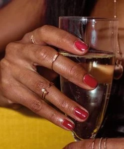 Astridandmiyu Boyfriend Signet Ring In Rose Gold