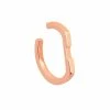 Astridandmiyu Sale Crossing Lines Stacking Ear Cuff Rose Gold