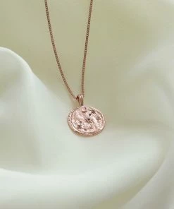 Astrid & Miyu Scorpio Zodiac Pendant Necklace In Rose Gold Zodiac Necklaces 13 Astrid & Miyu Scorpio Zodiac Pendant Necklace In Rose Gold Zodiac Necklaces