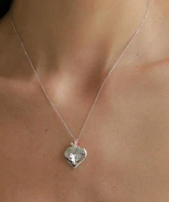 Astridandmiyu Serendipity Pendant Necklace In Silver