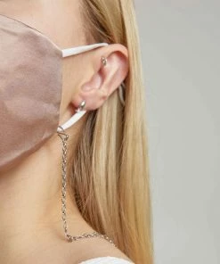 Astridandmiyu Circle Link Multi-Use Chain In Silver