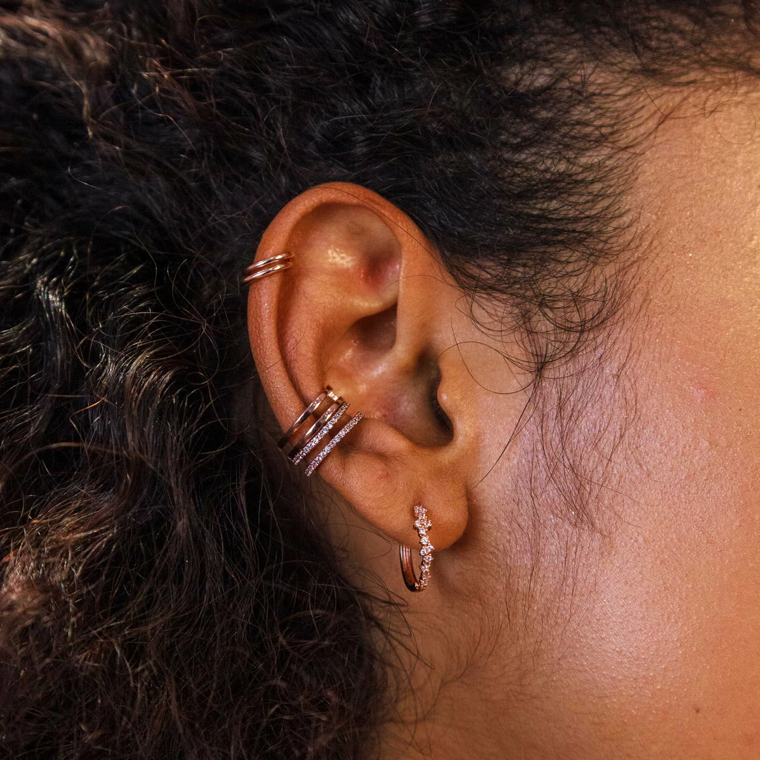 Astridandmiyu Sale Wishbone Ear Cuff In Rose Gold 4 Astridandmiyu Sale Wishbone Ear Cuff In Rose Gold