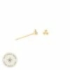 Astrid & Miyu Trinity Stud Earrings In Solid Gold