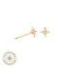 Astrid & Miyu Twilight Stud Earrings In Solid Gold