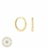 Astrid & Miyu Simple Hoops In Solid Gold 2 Astrid & Miyu Simple Hoops In Solid Gold