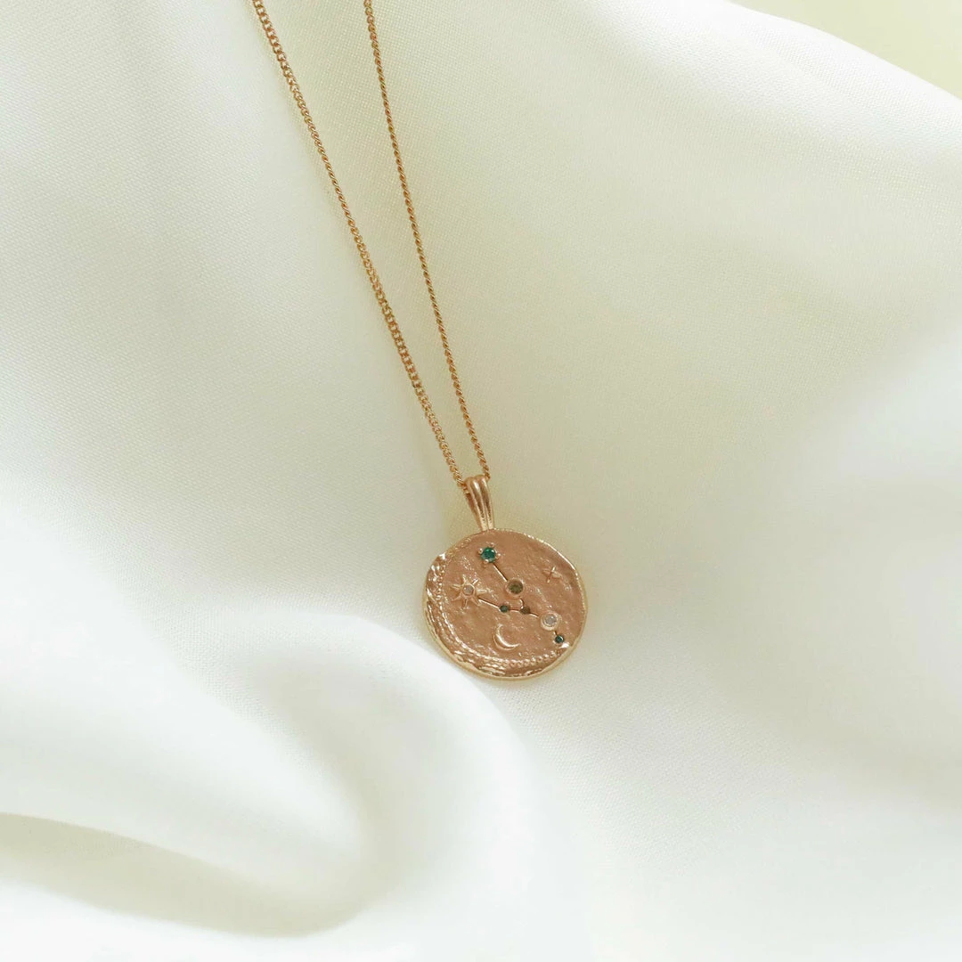 Astrid & Miyu Best Sellers Taurus Zodiac Pendant Necklace In Gold 8 Astrid & Miyu Best Sellers Taurus Zodiac Pendant Necklace In Gold