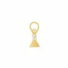 Astridandmiyu Triangle & Stones Earring Charm In Gold Sale