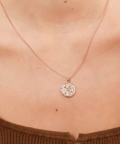 Astrid & Miyu Zodiac Necklaces Virgo Zodiac Pendant Necklace In Rose Gold 15 Astrid & Miyu Zodiac Necklaces Virgo Zodiac Pendant Necklace In Rose Gold