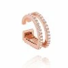 Astridandmiyu Sale Wishbone Ear Cuff In Rose Gold